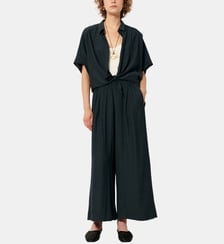 Pantalon palazzo Isla Minima effet froissé Sessùn