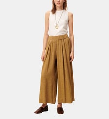 Pantalon Isla ample en lin mélangé Sessùn