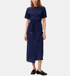Robe Lazula en coton motif rayé Sessùn