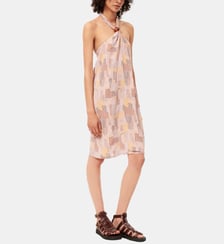Robe Janeira fluide sans manches motif imprimé Sessùn