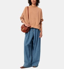 Sweat-shirt Oliveira en coton col montant Sessùn