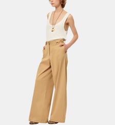 Pantalon palazzo Wesley finition sergée Sessùn
