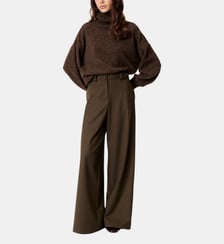 Pantalon palazzo Wesley finition sergée Sessùn