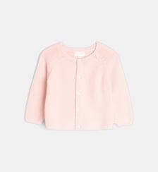 Gilet Tousse maille mousse coton bio Cadet Rousselle