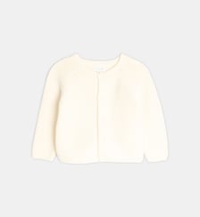 Gilet Tousse maille mousse coton bio Cadet Rousselle