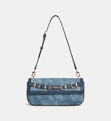 Sac à main long Dovie 4G coton Guess