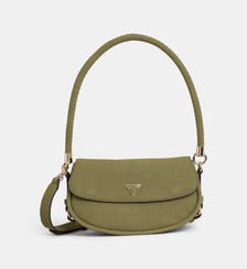 Sac à main épaule Danya cuir suédé Guess