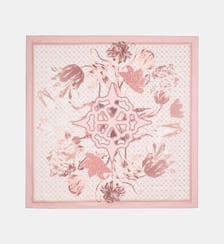 Keffieh carré Peony pivoines fleurs Guess