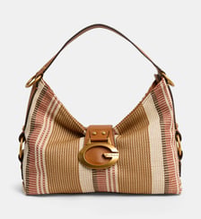 Sac à main Camden crossbody rayures Guess