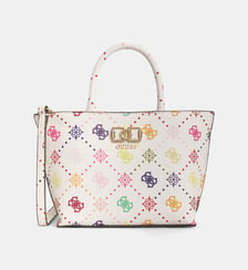 Sac à main Emelie logos multicolores Guess