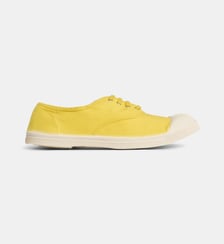 Tennis basses lacets coton Bensimon