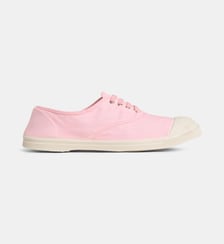 Tennis basses lacets coton Bensimon
