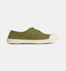 Tennis basses lacets coton Bensimon