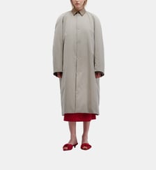 Manteau ouatiné sans col Carven