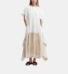 Robe courte à imprimé foulard Carven