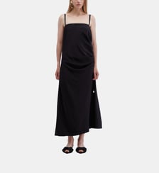 Robe mi-longue asymétrique lingerie Carven
