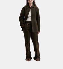 Pantalon droit à clé Carven