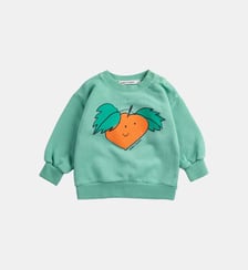 Sweat droit Tangerine en coton imprimé Bobo choses