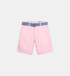 Short droit en coton ceinture Polo Ralph Lauren