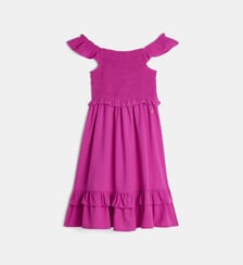 Robe à smock volantée Guess