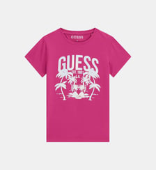 T-shirt droit à imprimé Guess