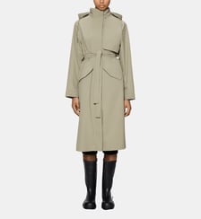 Veste Suva Hardshell droite ceinture nouée Rains