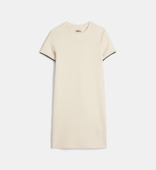 Robe t-shirt droite signature coton Guess