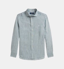 Chemise droite rayée en lin Polo Ralph Lauren