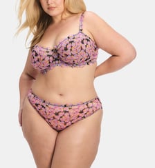 Tanga dentelle imprimé floral Savage x Fenty