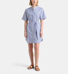 Robe tunique rayée Lilou Pop en popeline de coton bio Galeries Lafayette