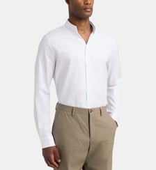 Chemise ajustée MCARI coton Galeries Lafayette