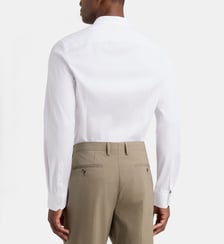 Chemise ajustée MCARI coton Galeries Lafayette