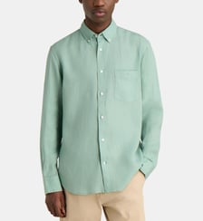 Chemise droite Dernier Carré lin Eden Park