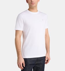 T-shirt droit signature en coton Eden Park
