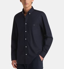 Chemise droite à coudières en coton Eden Park