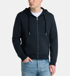 Hoodie zippé signature en coton Eden Park