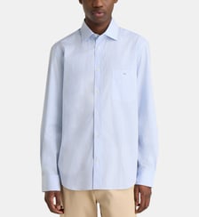 Chemise droite Dobby 70 vichy coton Eden Park