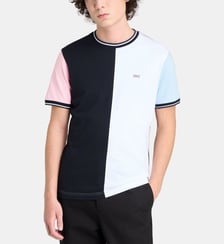 T-shirt droit signature en coton Eden Park