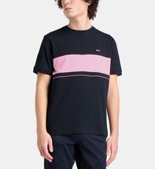T-shirt droit signature en coton Eden Park