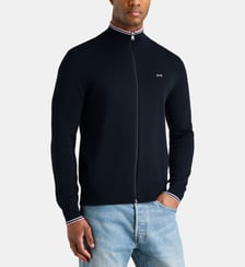 Cardigan droit Decalage maille de coton Eden Park