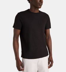 T-shirt droit Ă monogramme all over Armani Exchange