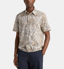 Chemisette droite feuilles coton Armani Exchange