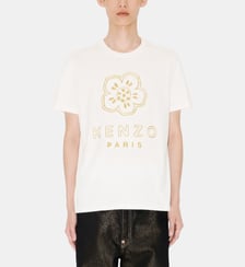 T-shirt en coton signature logo Kenzo