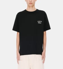 T-Shirt droit en coton imprimé signature Kenzo