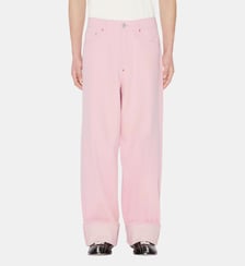 Jean ample effet délavé en coton Kenzo