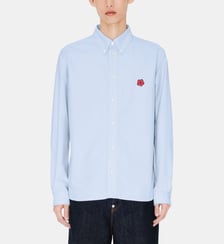 Chemise droite en coton broderie  Kenzo