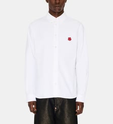 Chemise droite en coton broderie  Kenzo