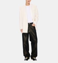 Blazer ample fermeture boutonnée en laine Kenzo
