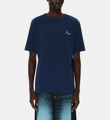 T-shirt droit en coton imprimé signature Kenzo