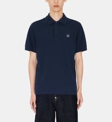 Polo droit en coton logo fleuri Kenzo